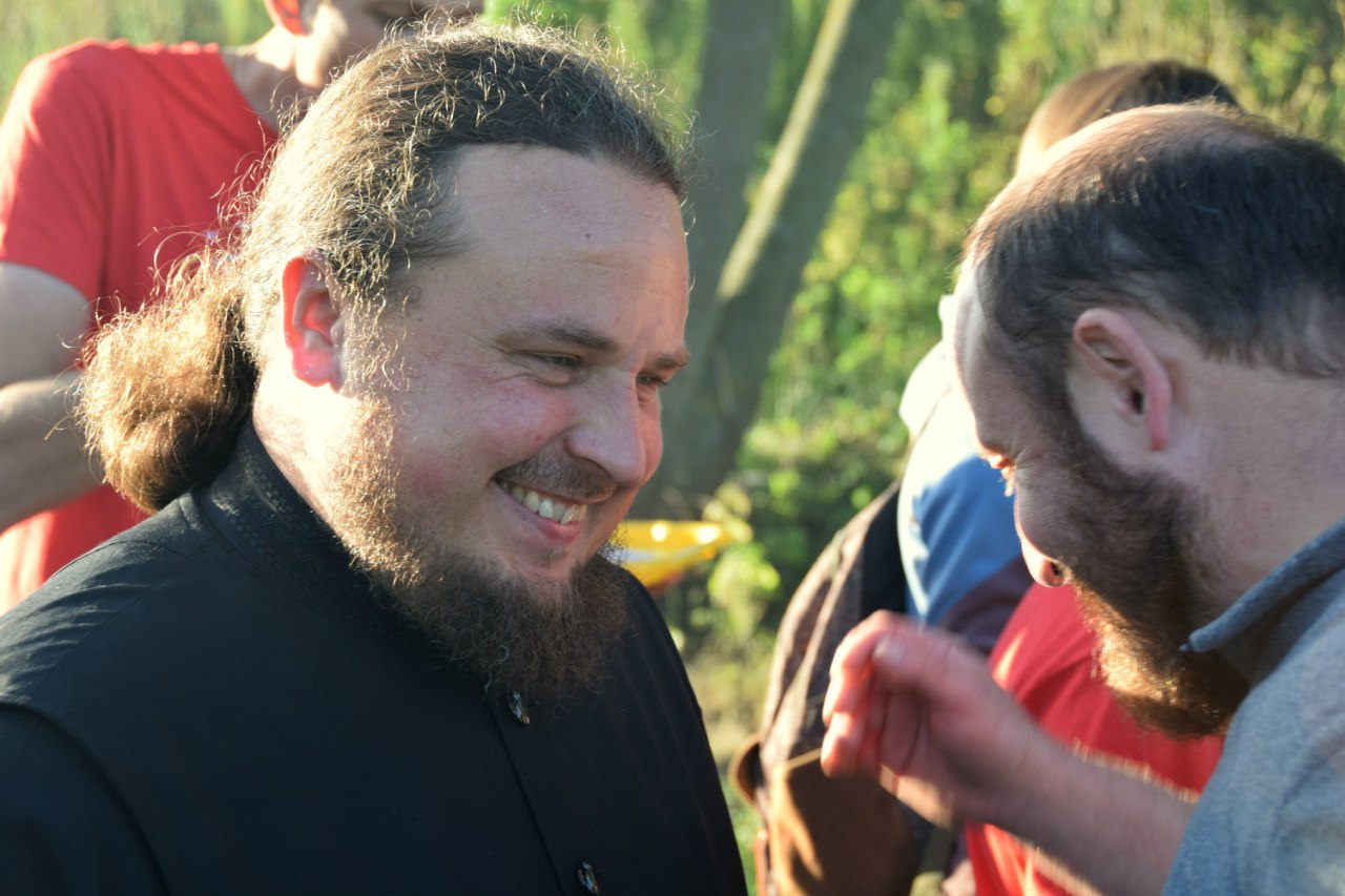 С отцом Николаем Могильным на фестивале "Братья"